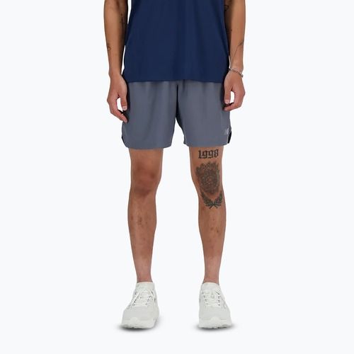 Férfi New Balance RC Seamless 7" futó rövidnadrág grafit