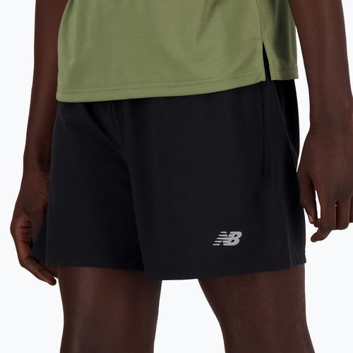 Férfi New Balance Sport Essential bélelt 5" futónadrág fekete