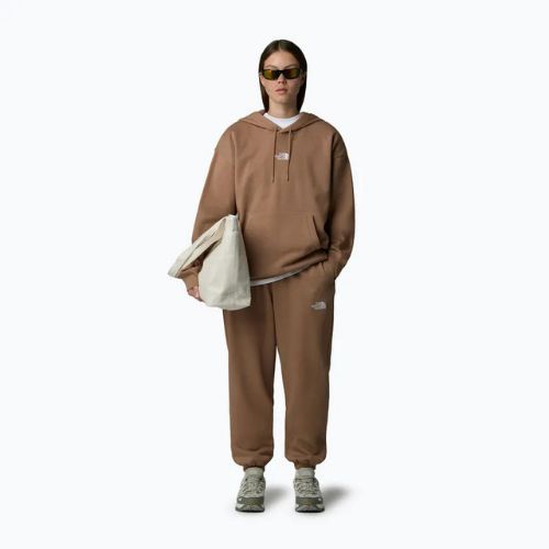 Női The North Face Essential Oversize kapucnis pulóver latte