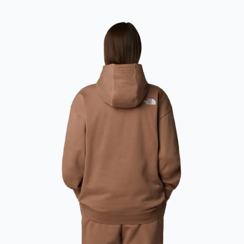 Női The North Face Essential Oversize kapucnis pulóver latte