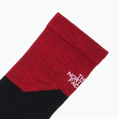 The North Face Hiking Crew magas kockázatú piros/tnf fekete zokni