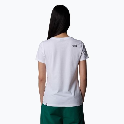 Női póló The North Face Simple Dome Slim Tee tnf fehér