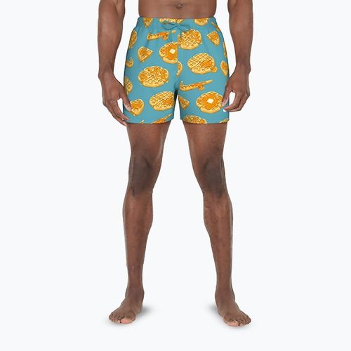 Férfi Nike Multi Print 5" Volley úszónadrág poros kaktusz