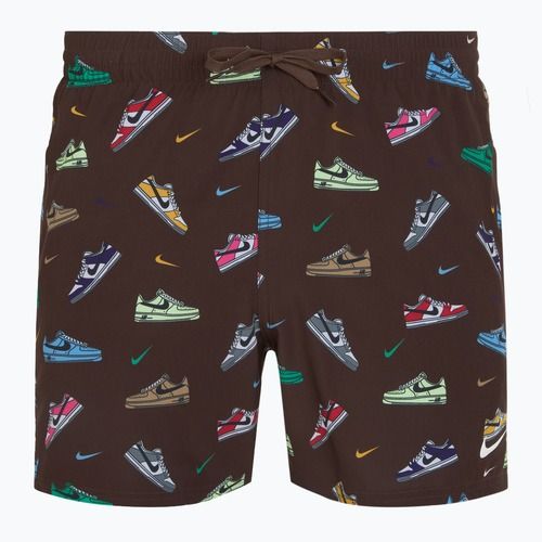 Férfi Nike Multi Print 5" Volley úszónadrág barokk barna