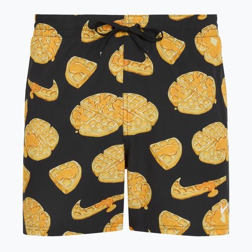 Férfi Nike Multi Print 5" Volley úszónadrág fekete