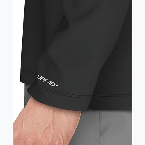Férfi Nike Luxe Letter Hydroguard hosszú ujjú ruha fekete