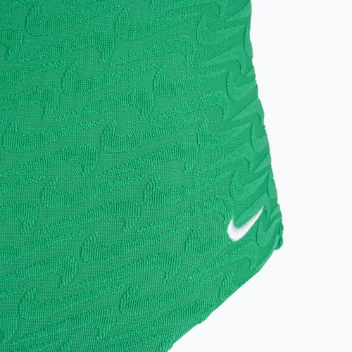 Női egyrészes fürdőruha Nike Swoosh Link Y-Back stadion zöld