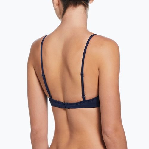 Női kétrészes fürdőruha Nike Essential Bralette Bikini éjfekete tengerészkék