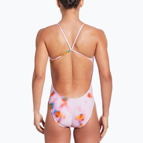 Nike Hydrastrong Cutout rózsaszín habszivacs női egyrészes fürdőruha