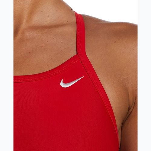Női egyrészes fürdőruha Nike Solid Racerback egyetemi vörös