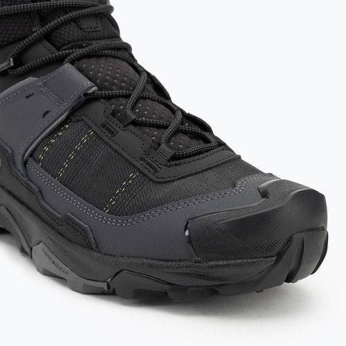 Férfi túracipő Salomon X Ultra 5 MID Wide GTX black/asphalt/ castlerock