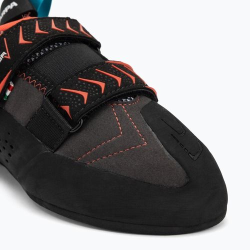 Mászócipő SCARPA Vapor V LV füst/korall színű