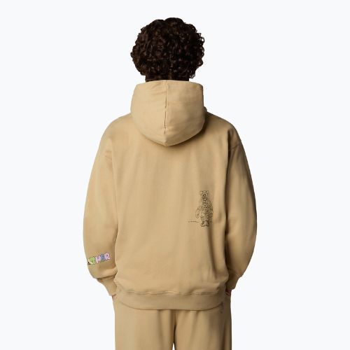 The North Face Mountain Cleanup Over Hoodie khakiszínű kő