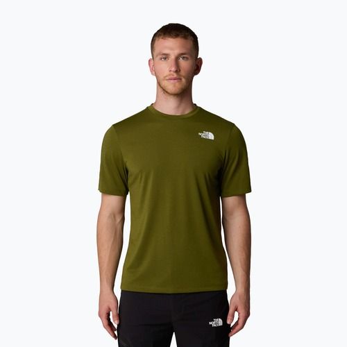 Férfi The North Face Foundation Mountains Faces Tee erdei olajbogyó