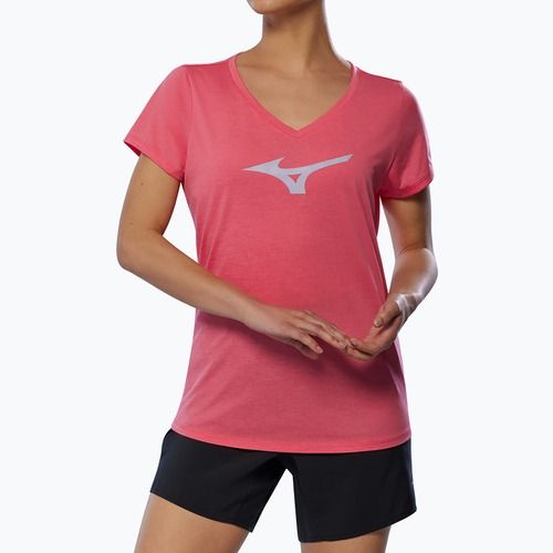 Női futópóló Mizuno Core RB Tee camellia rose Mizuno Core RB Tee camellia rose