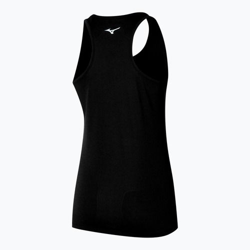 Női futó tank top Mizuno Impulse Core Tank fekete