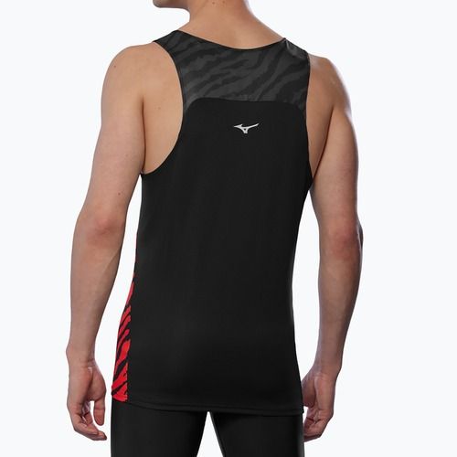 Férfi futó felső Mizuno DryAeroFlow Graphic Tank Mizuno DryAeroFlow Graphic Tank