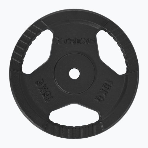 TREXO öntöttvas súly TRX-ICP015 15 kg króm