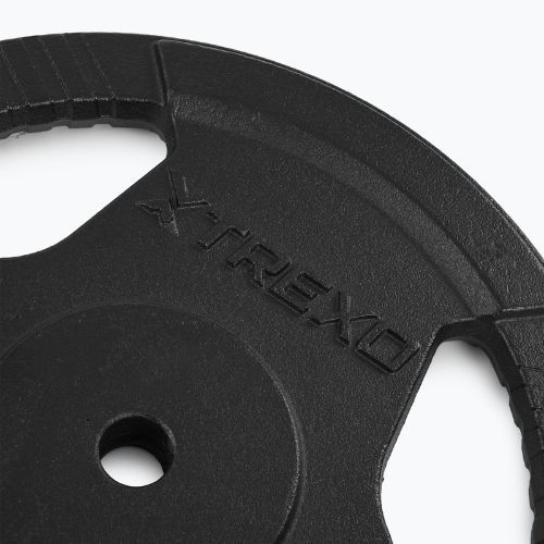TREXO öntöttvas súly TRX-ICP025 25 kg króm