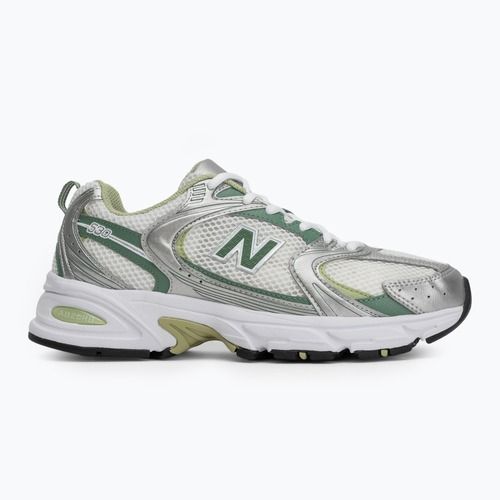 New Balance 530-as ezüst metál/mályvazöld cipő