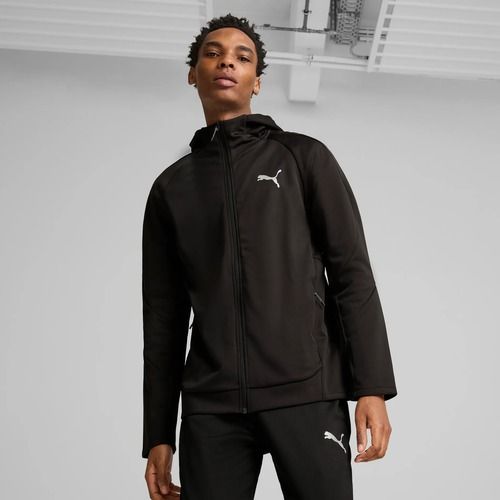 Férfi pulóver PUMA Evostripe Warm Hoodie FZ DK puma fekete puma fekete