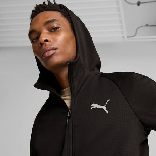 Férfi pulóver PUMA Evostripe Warm Hoodie FZ DK puma fekete puma fekete