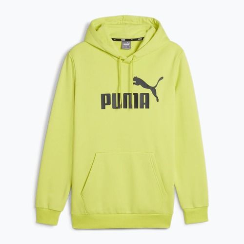 Férfi PUMA Essentials Big Logo Hoodie FL lime sheen melegítőfelső