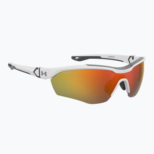 Férfi Under Armour Yard Pro matt fehér/narancssárga többrétegű oleofób napszemüveg