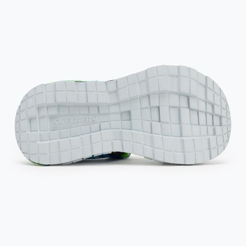 SKECHERS Mega Splash gyermek szandál fekete/kék/lila/lime