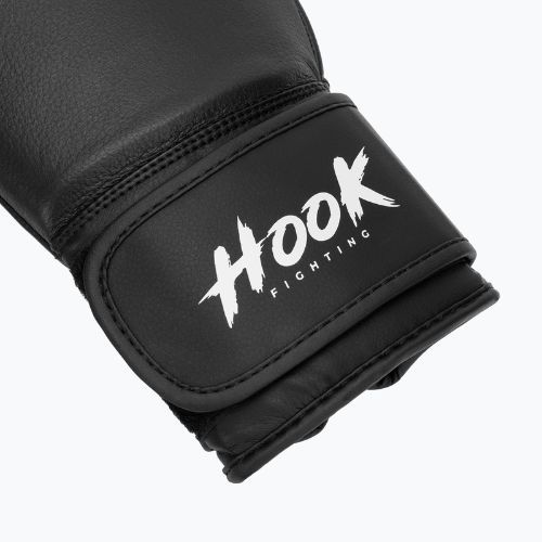 HOOK FIGHTING Ready to Fight bőr bokszkesztyű fekete