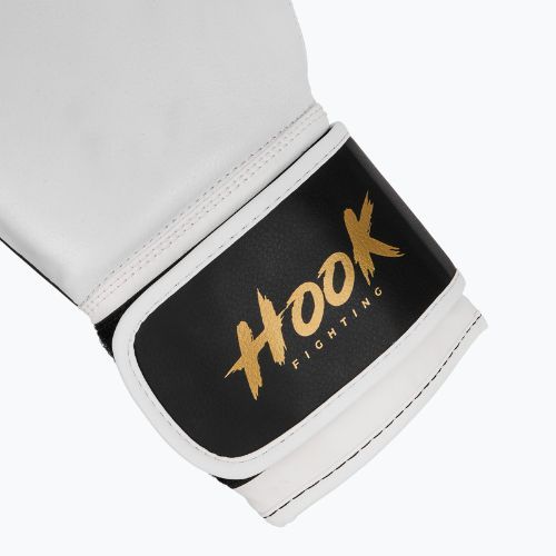 HOOK FIGHTING Harcra kész bőr bokszkesztyű fehér