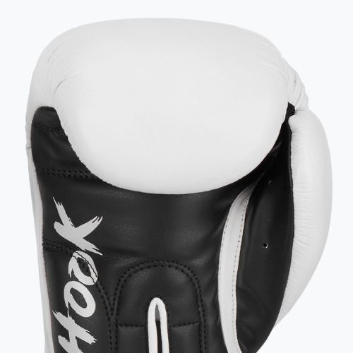 HOOK FIGHTING Harcra kész bőr bokszkesztyű fehér