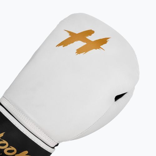 HOOK FIGHTING Harcra kész bőr bokszkesztyű fehér