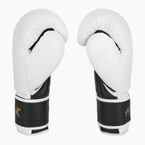 HOOK FIGHTING Harcra kész bőr bokszkesztyű fehér