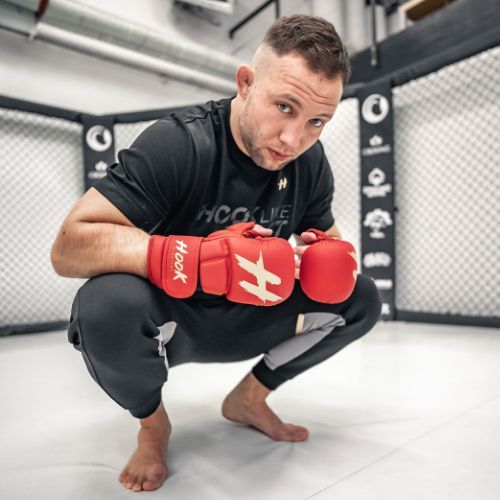 MMA HOOK FIGHTING sparring kesztyű TX0-B4M0016 piros