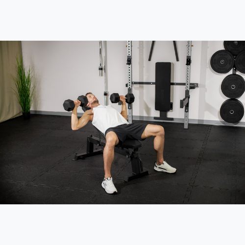 XTREXO B750 állítható edzőpad fekete színben