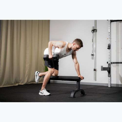 XTREXO B10 Egyenes edzőpad fekete színben