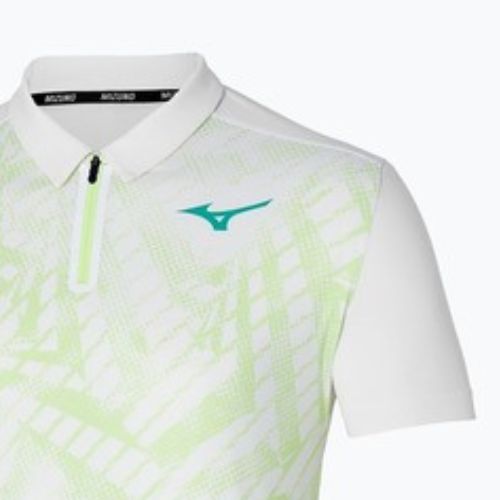 Férfi tenisz póló póló Mizuno Mugen Shadow Polo fehér