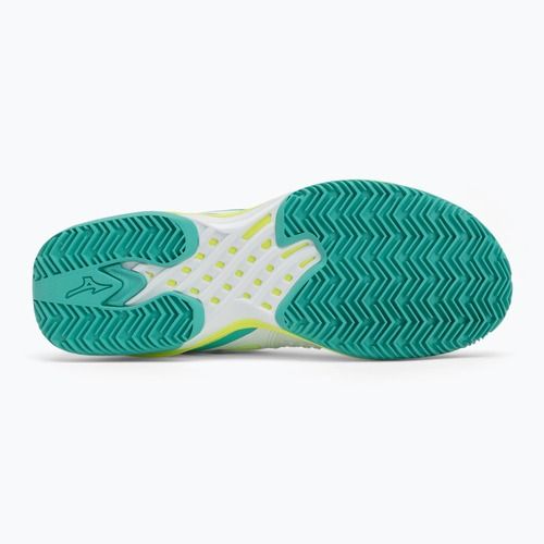 Női teniszcipő Mizuno Wave Exceed Tour 6 CC W fehér/fekete/izuno neo lime