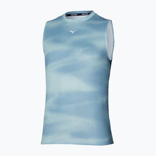 Férfi futópóló Mizuno Core Graphic Sleeveless cloud blue felhő kék