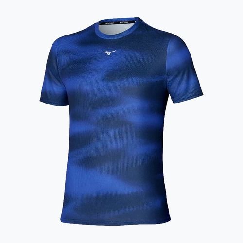 Férfi futópóló Mizuno Core Graphic Tee reflex kék
