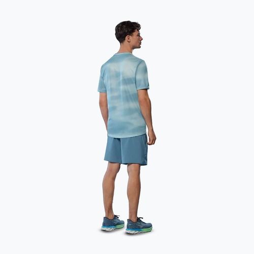 Férfi futópóló Mizuno Core Graphic Tee felhő kék