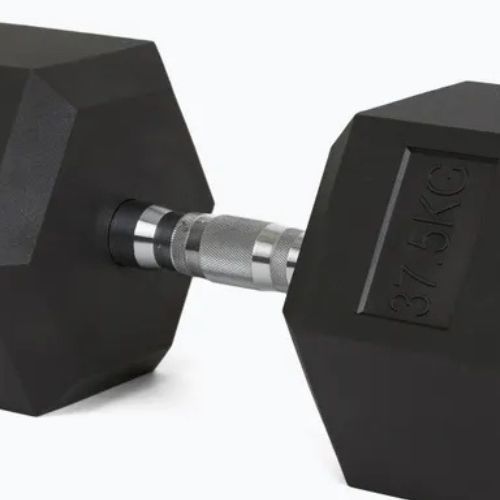 TREXO Hex 37,5 kg-os gumírozott súlyzók