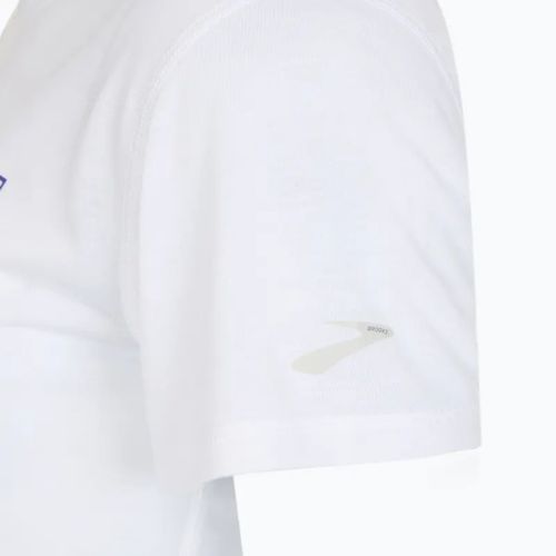 Brooks Nemzetközi Nőnap futópóló fehér/lila/narancs