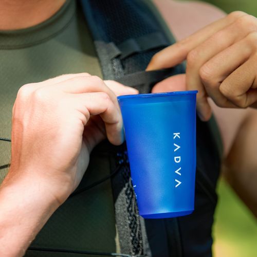 KADVA softflask Flowbie bögre 150 ml kék
