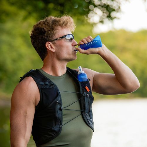 Softflask KADVA Flowbie 150 ml kék