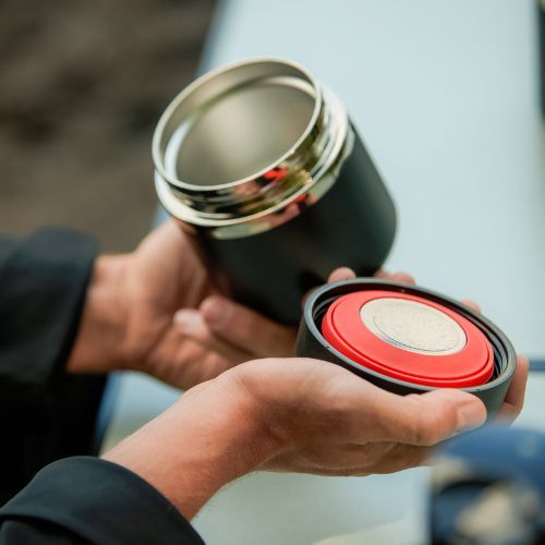 KADVA Eater 600 ml szigetelt ebédtartó fekete
