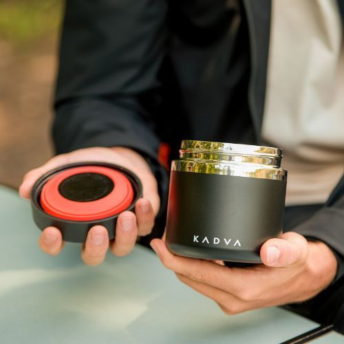 KADVA Eater szigetelt ebédtartály 600ml fekete