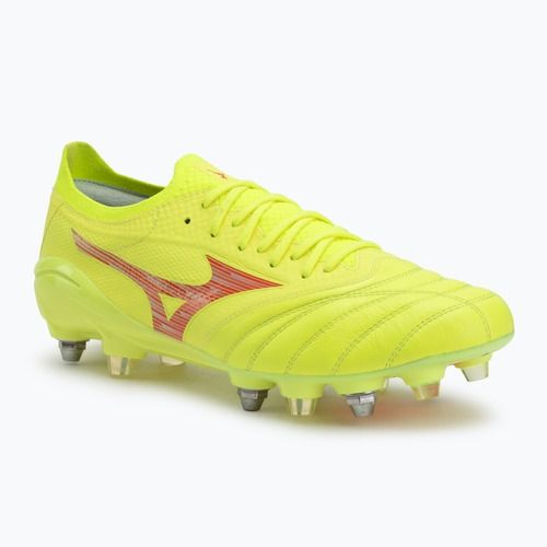 Mizuno Morelia Neo IV β Elite MIX safety yellow/fiery coral 2/safety yellow férfi futballcipő