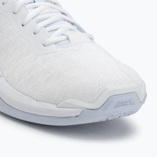 Női kézilabda cipő Mizuno Wave Stealth Neo fehér/sárga barack/barack parfait